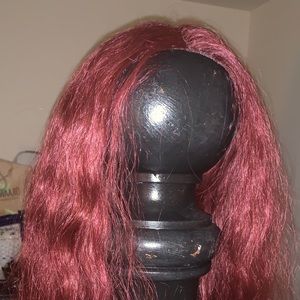 Brazilian Body wave, human blend.  Wine red